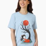 Girl and a Fox 2 Unisex T-Shirt