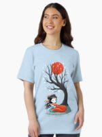 Girl and a Fox 2 Unisex T-Shirt