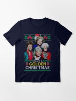 Golden Christmas Unisex T-Shirt - Image 3