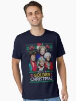 Golden Christmas Unisex T-Shirt - Image 2