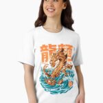 Great Ramen Dragon off Kanagawa Unisex T-Shirt