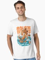 Great Ramen Dragon off Kanagawa Unisex T-Shirt