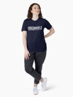 GREENDALE College Jersey (white) Unisex T-Shirt - Image 4