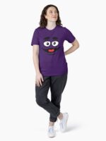 Grimace face Unisex T-Shirt - Image 4
