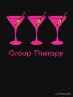 Group Therapy - Pink Unisex T-Shirt - Image 7
