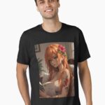 HANA: Hibiscus Anime Girl Reading a Book Poster Unisex T-Shirt