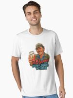 Here’s to Swimmin’ – Quint Jaws Movie Quote Unisex T-Shirt - Image 2