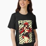 High School Funny Anime DxD Rias Gremory Retro Character Unisex T-Shirt