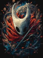 Hollow Knight Silksong Hornet Silksong - Needle Huntress Graphic Tee Design Unisex T-Shirt