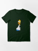 Homer in the bushes Unisex T-Shirt - Image 3