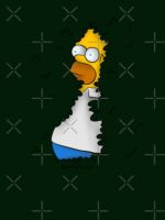 Homer in the bushes Unisex T-Shirt - Image 7