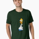 Homer in the bushes Unisex T-Shirt
