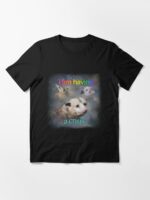 I am having a crisis possum word art Unisex T-Shirt - Image 3