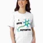 I Have Potential Blue Neuron Unisex T-Shirt