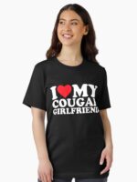 I Love My Cougar Girlfriend Unisex T-Shirt - Image 2