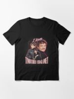 I Love Timothee Chalamet Pedro Pascal Cursed Fan Collage Unisex T-Shirt - Image 3