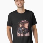 I Love Timothee Chalamet Pedro Pascal Cursed Fan Collage Unisex T-Shirt