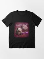 I'm not like other girls, I'm a boy possum word art Unisex T-Shirt - Image 3