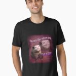 I'm not like other girls, I'm a boy possum word art Unisex T-Shirt