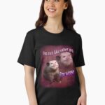 I'm not like other girls, I'm worse possum word art Unisex T-Shirt