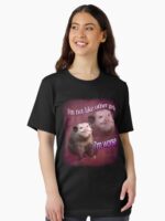 I'm not like other girls, I'm worse possum word art Unisex T-Shirt