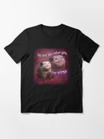 I'm not like other girls, I'm worse possum word art Unisex T-Shirt - Image 3