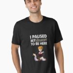 I paused my Umineko When They Cry to be here Unisex T-Shirt