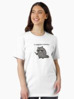 I Require Snacks Funny Raccoon Unisex T-Shirt
