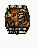 I Sprinkle Sarcasm Blue Collar Unisex T-Shirt - Image 7