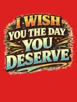 I Wish You The Day You Deserve Funny Gift Shirt Unisex T-Shirt - Image 7
