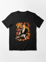 Ichigo Bleach Anime Graffiti Style Action Character Illustration Graphic Unisex T-Shirt