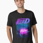 INITIAL D NEON LIGHT AE86 Unisex T-Shirt