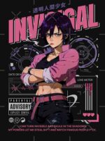 Invisigal Dispatch Techno Anime Art Unisex T-Shirt