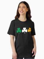 Ireland Shamrock Flag Unisex T-Shirt - Image 2