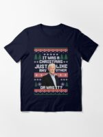 It was a Christmas just like any other ... or was it? Unisex T-Shirt - Image 3