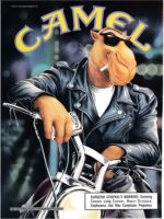 Joe Camel Motorcycle Active Unisex T-Shirt - Image 7