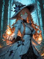 KAEDE Anime Waifu Witch Casting Enchanted Forest Spell Unisex T-Shirt