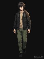 KAIRO Anime Streetwear Character Front Pose Unisex T-Shirt