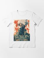 Kakashi Hatake Minimalist Anime Art | Legendary Copy Ninja Illustration Unisex T-Shirt