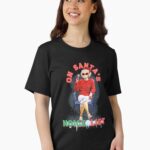 Kath and Kim Christmas Noice List Funny with Lollipop Unisex T-Shirt