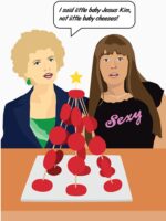 Kath & Kim Christmas T-Shirt Little Baby Cheeses Unisex T-Shirt - Image 7