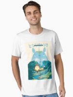 Kawaii & Cute art monster chill -%[ghiblis]%- flying away japan film Unisex T-Shirt
