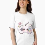 Kawaii Gaming Controller – Cute Gamer Gift Design Unisex T-Shirt
