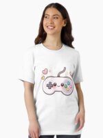Kawaii Gaming Controller – Cute Gamer Gift Design Unisex T-Shirt