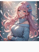 Kawaii Pastel Waifu Cute Anime Girl Aesthetic Unisex T-Shirt