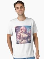 Kawaii Pastel Waifu Cute Anime Girl Aesthetic Unisex T-Shirt