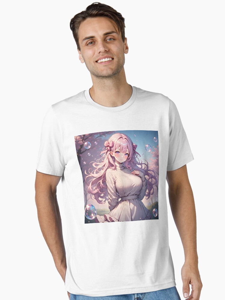 Kawaii Pastel Waifu Cute Anime Girl Aesthetic Unisex T-Shirt Kawaii Pastel Waifu Cute Anime Girl Aesthetic Unisex T-Shirt