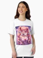 Kawaii Pastel Waifu Cute Anime Girl Aesthetic Unisex T-Shirt