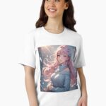 Kawaii Pastel Waifu Cute Anime Girl Aesthetic Unisex T-Shirt