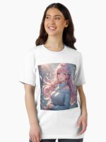 Kawaii Pastel Waifu Cute Anime Girl Aesthetic Unisex T-Shirt